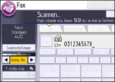 Schermafbeelding bedieningspaneel