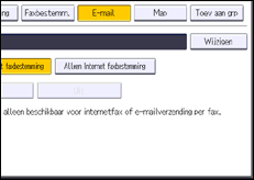 Schermafbeelding bedieningspaneel