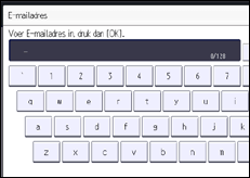 Schermafbeelding bedieningspaneel