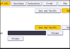 Schermafbeelding bedieningspaneel