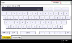 Schermafbeelding bedieningspaneel
