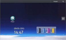 Schermafbeelding bedieningspaneel