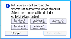 Schermafbeelding bedieningspaneel