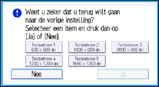 Schermafbeelding bedieningspaneel