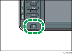 Иллюстрация клавиши Проверка статуса