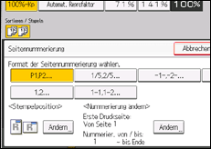 Abbildung Bedienfeld-Display