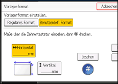 Abbildung Bedienfeld-Display