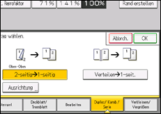 Abbildung Bedienfeld-Display