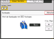 Abbildung Bedienfeld-Display