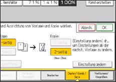 Abbildung Bedienfeld-Display