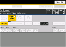 Abbildung Bedienfeld-Display