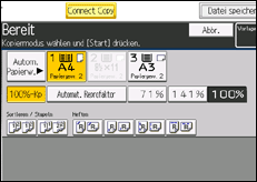 Abbildung Bedienfeld-Display