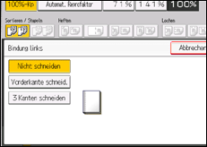 Abbildung Bedienfeld-Display