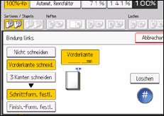 Abbildung Bedienfeld-Display