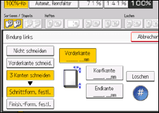 Abbildung Bedienfeld-Display