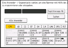 Abbildung Bedienfeld-Display