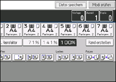Abbildung Bedienfeld-Display