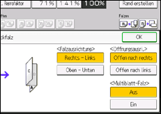 Abbildung Bedienfeld-Display