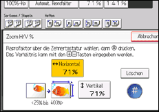 Abbildung Bedienfeld-Display