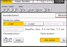 Abbildung Bedienfeld-Display