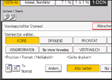 Abbildung Bedienfeld-Display