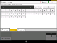 Abbildung Bedienfeld-Display