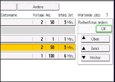 Abbildung Bedienfeld-Display
