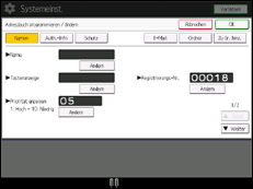 Abbildung Bedienfeld-Display