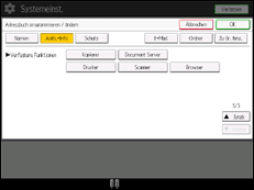 Abbildung Bedienfeld-Display