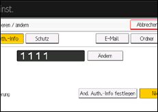 Abbildung Bedienfeld-Display