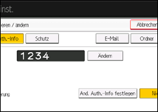 Abbildung Bedienfeld-Display
