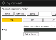 Abbildung Bedienfeld-Display