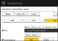 Abbildung Bedienfeld-Display