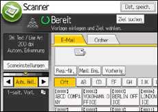Abbildung Bedienfeld-Display