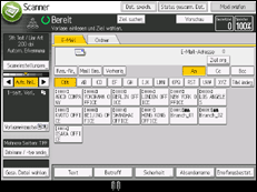 Abbildung Bedienfeld-Display