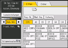 Abbildung Bedienfeld-Display