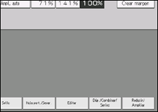 Ilustración de la pantalla panel de mandos