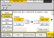 Ilustración de la pantalla panel de mandos