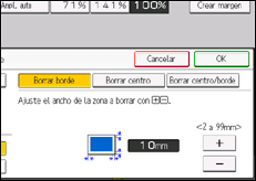 Ilustración de la pantalla panel de mandos