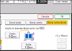 Ilustración de la pantalla panel de mandos