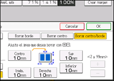 Ilustración de la pantalla panel de mandos