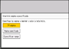 Ilustración de la pantalla panel de mandos