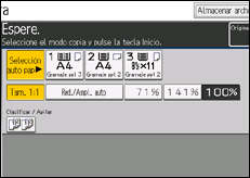 Ilustración de la pantalla panel de mandos
