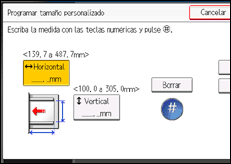 Ilustración de la pantalla panel de mandos