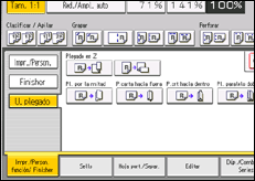 Ilustración de la pantalla panel de mandos