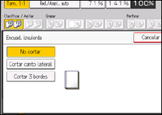 Ilustración de la pantalla panel de mandos