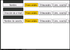 Ilustración de la pantalla panel de mandos