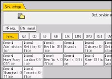 Ilustración de la pantalla panel de mandos