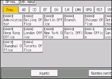 Ilustración de la pantalla panel de mandos