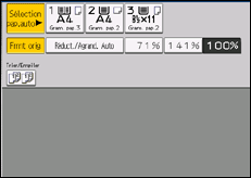Illustration de l'écran du panneau de commande